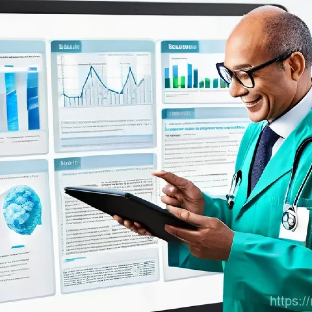 의학 용어집 - **Prompt 1: Deciphering the Medical Maze**
"A confident adult individual, dressed in smart casua...