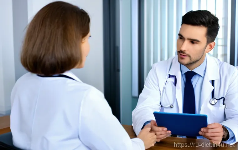 의학 용어집 - **Prompt 1: Deciphering the Medical Maze**
    "A confident adult individual, dressed in smart casua...