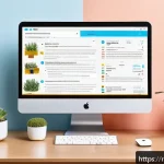 Home 18 사전 용어 작성법 - A modern digital glossary interface displayed on a sleek computer screen, featuring a clean, user-fr...